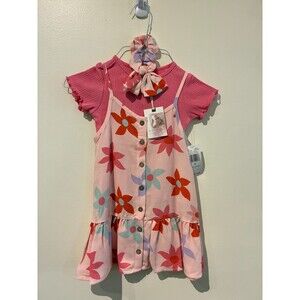 NWT‎ Jessica Simpson Pink Floral Dress - 2T